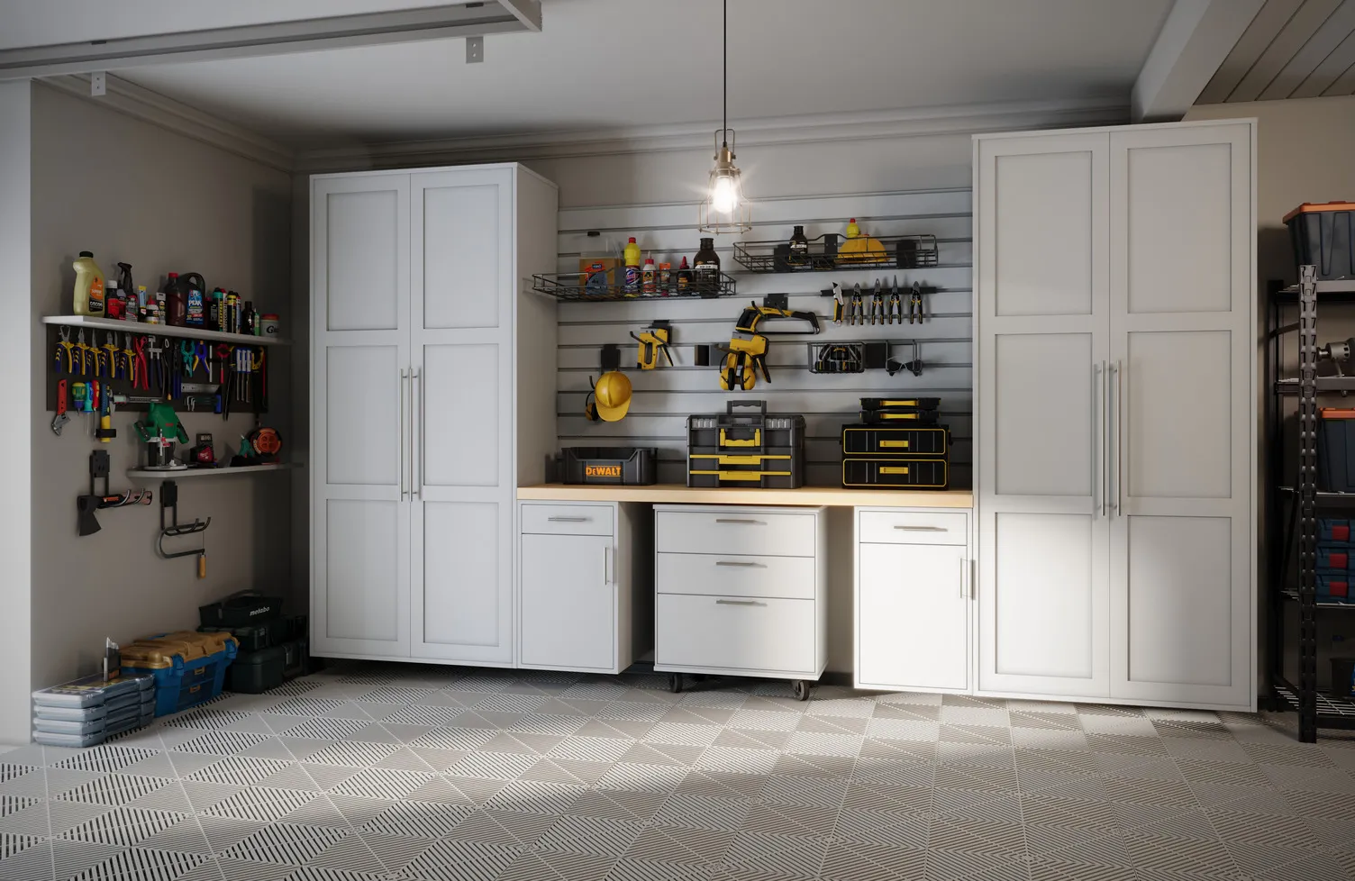 Custom Garage Walling Declutter Organizer | Closet World®