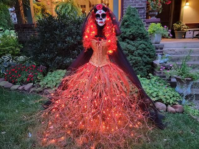 DIY Outdoor Halloween Decoration: How to Make a Stick Witch | HGTV