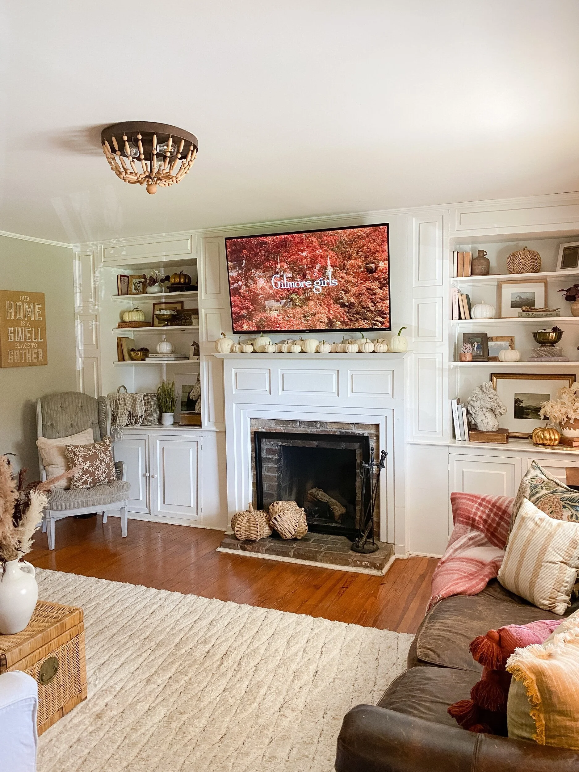 Fall Home Tour 2021: Warm + Cozy Autumn Living Room — Gathered Living