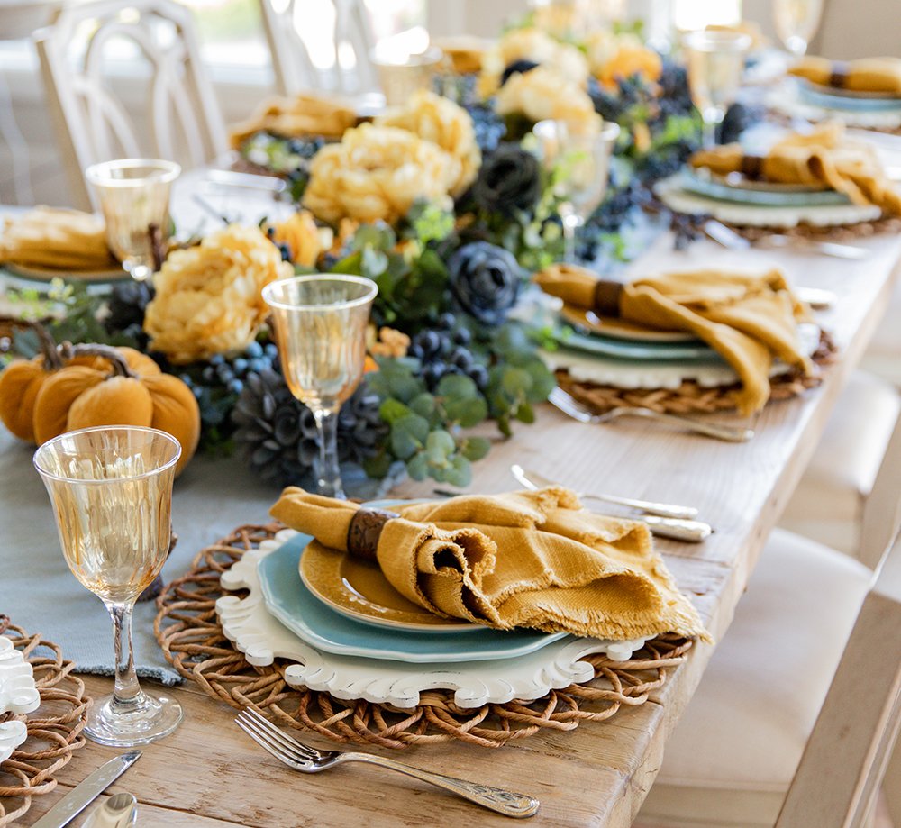 Fall Tablescapes by Holly Jolley for Special Dinner Parties