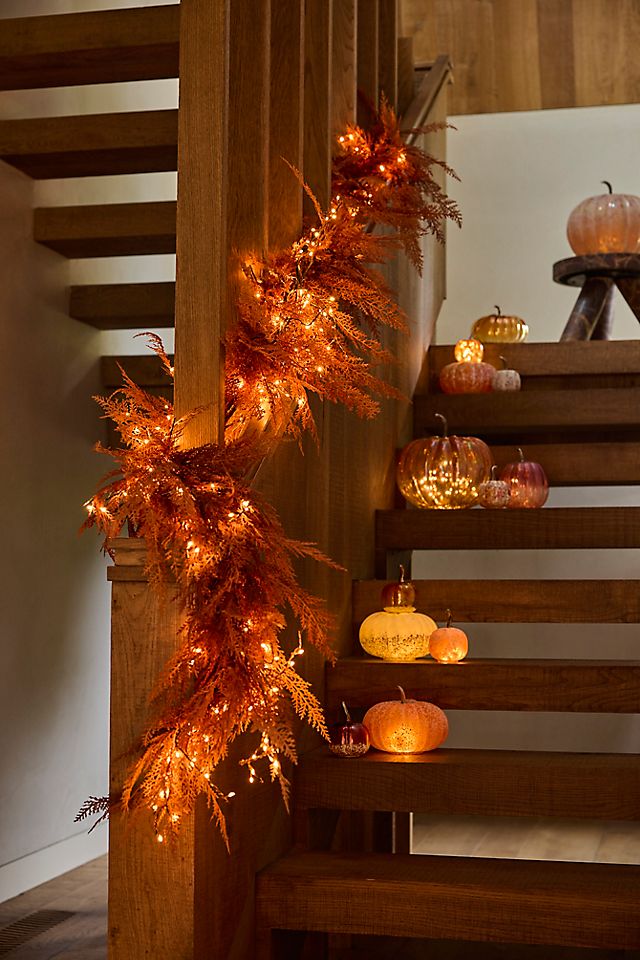 Faux Autumn Cedar Garland | Terrain