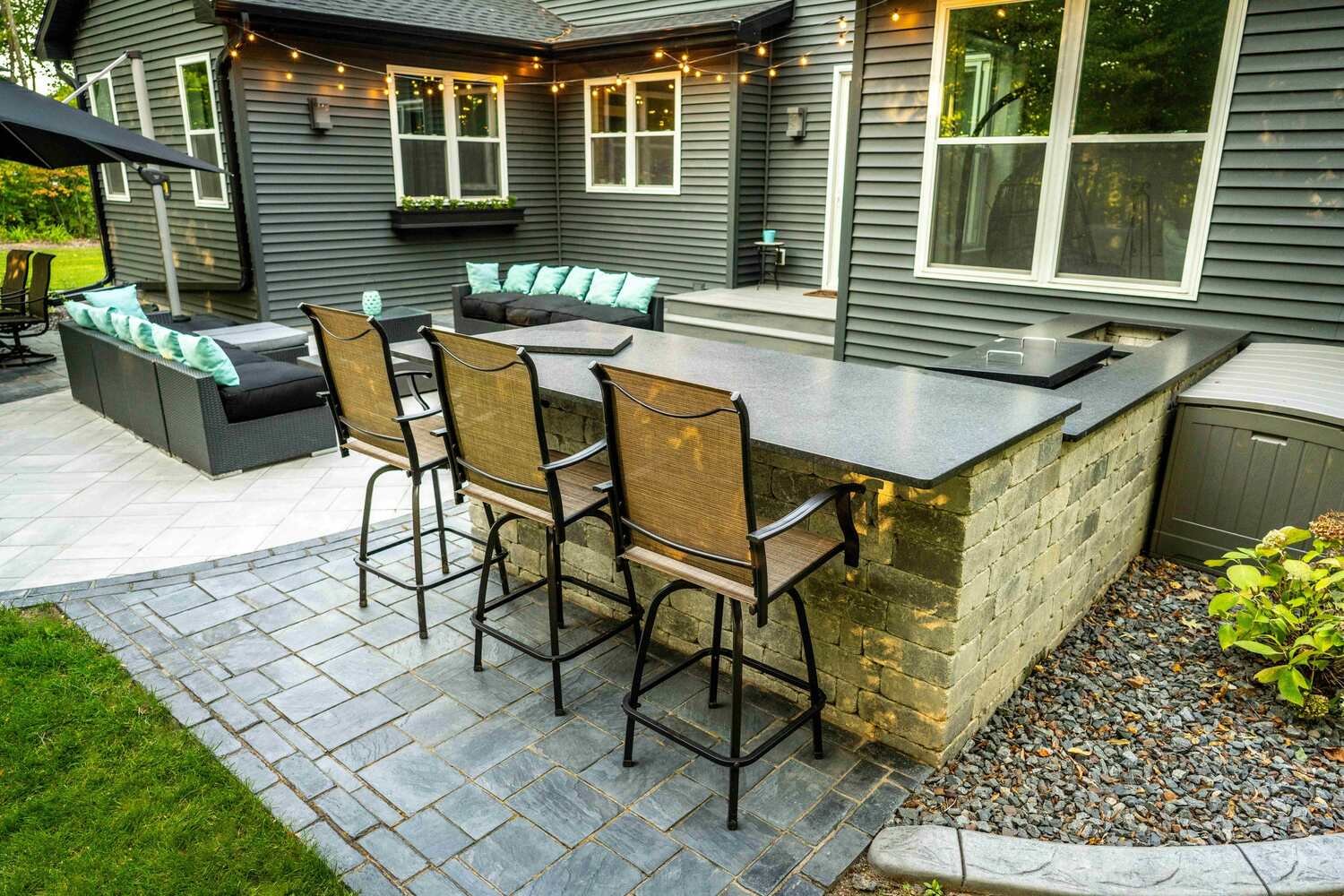 Greenville, WI Outdoor Kitchen Built for Backyard Legends | Van Zeeland Nursery & Landscape