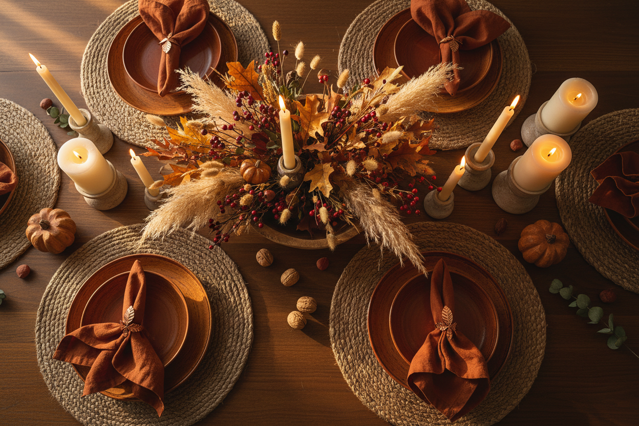 How to Create a Cozy Autumn Table: Warmth, Texture & Style | Table Tales