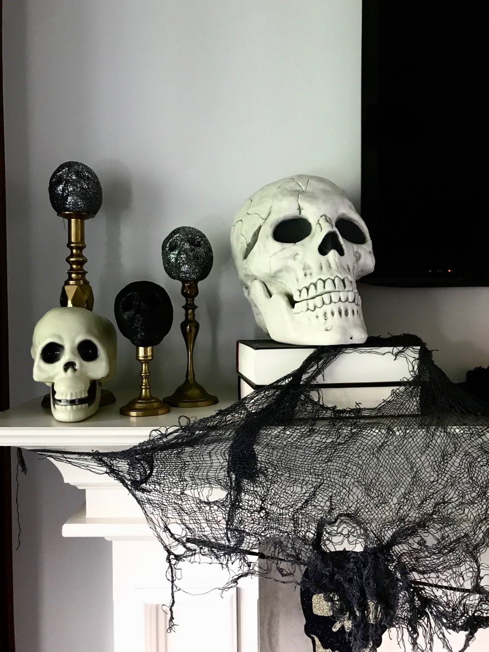 How to Decorate a Halloween Mantel - Life Love Larson