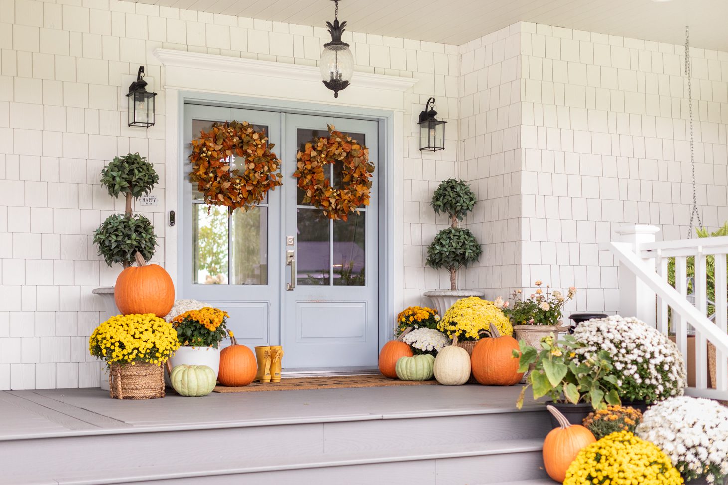 How to Redecorate Your Porch for Fall - Jillian Harris Design Inc.