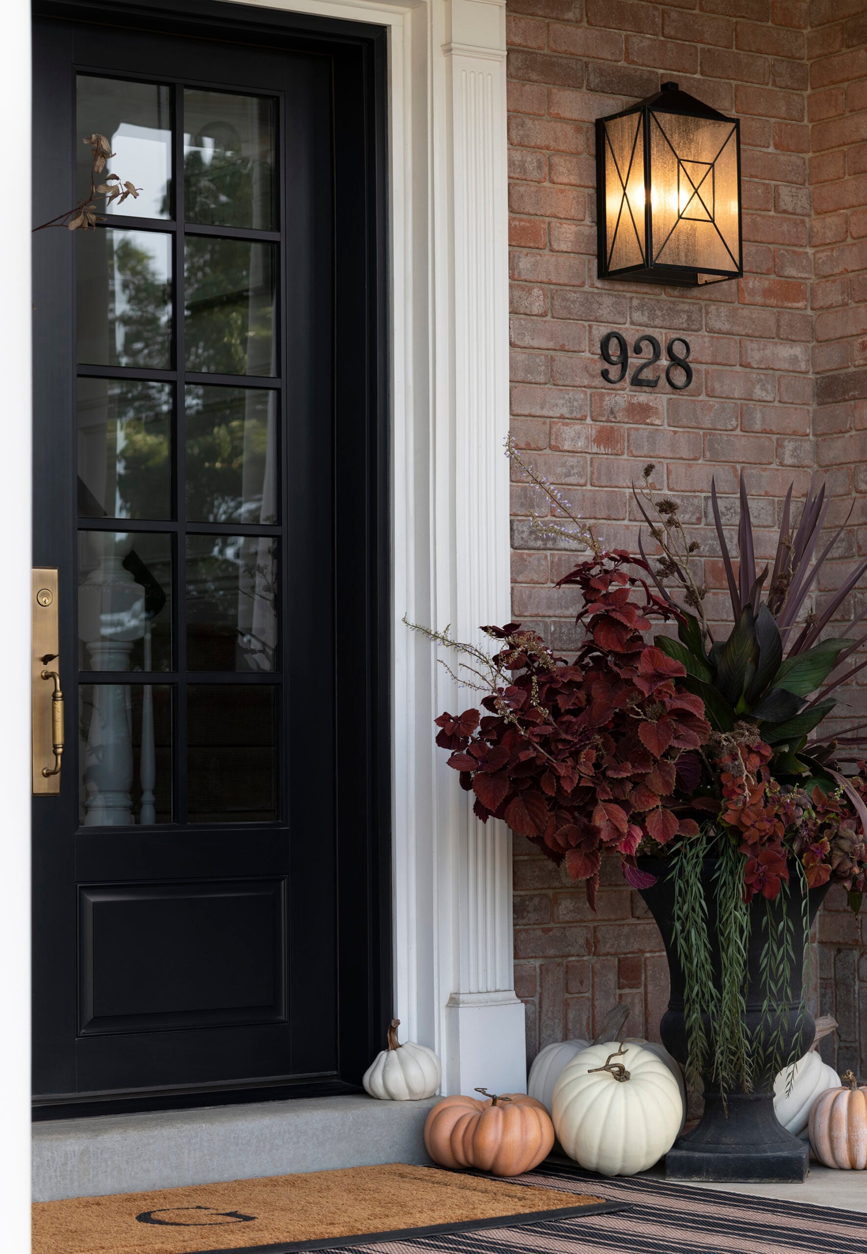 How to Style a Fall Porch- Without Mums