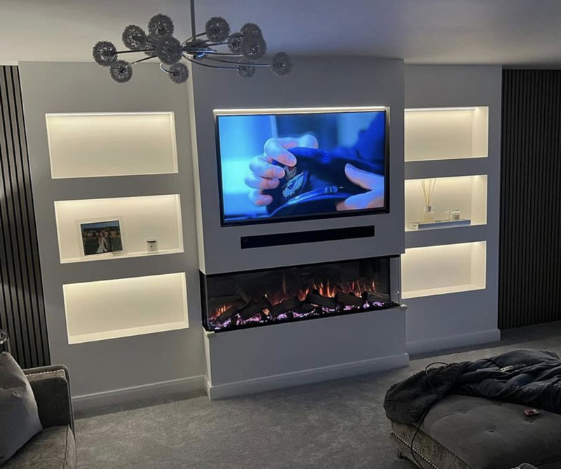 Media Wall Installation Liverpool | The Wright Heating LTD