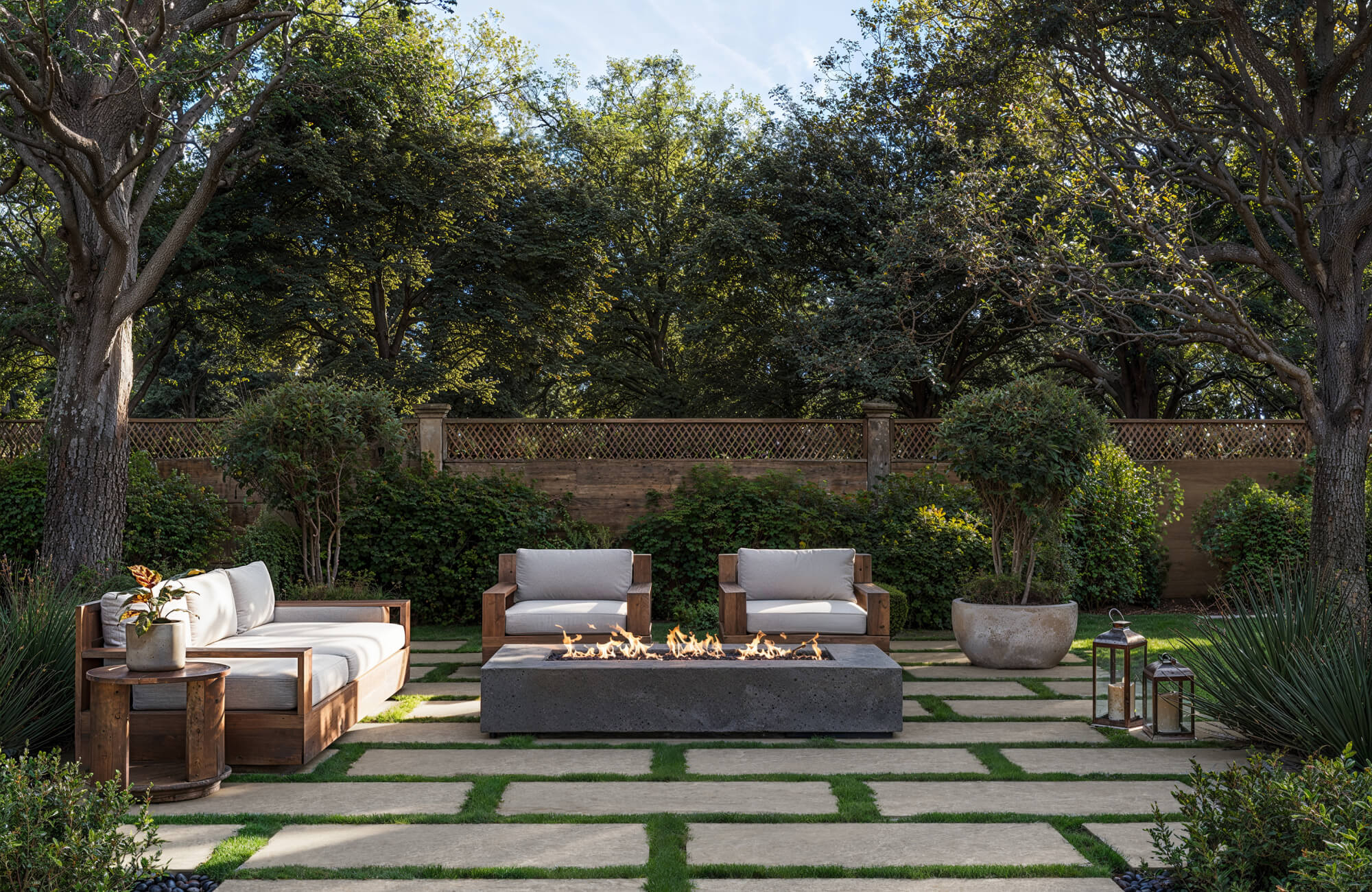 Modern Comfortable Fire Pit Seating What Type Of Outdoor Seating Works Best Around A Fire Pit?