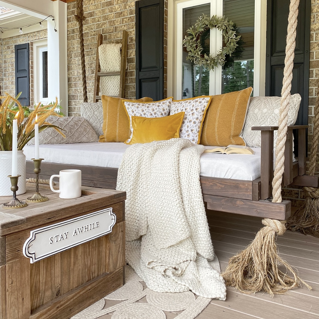 Patio Decorating Ideas Fall Patio Pillows Fall Decor Ideas And Pillow Styling Tips Zucchini Sisters