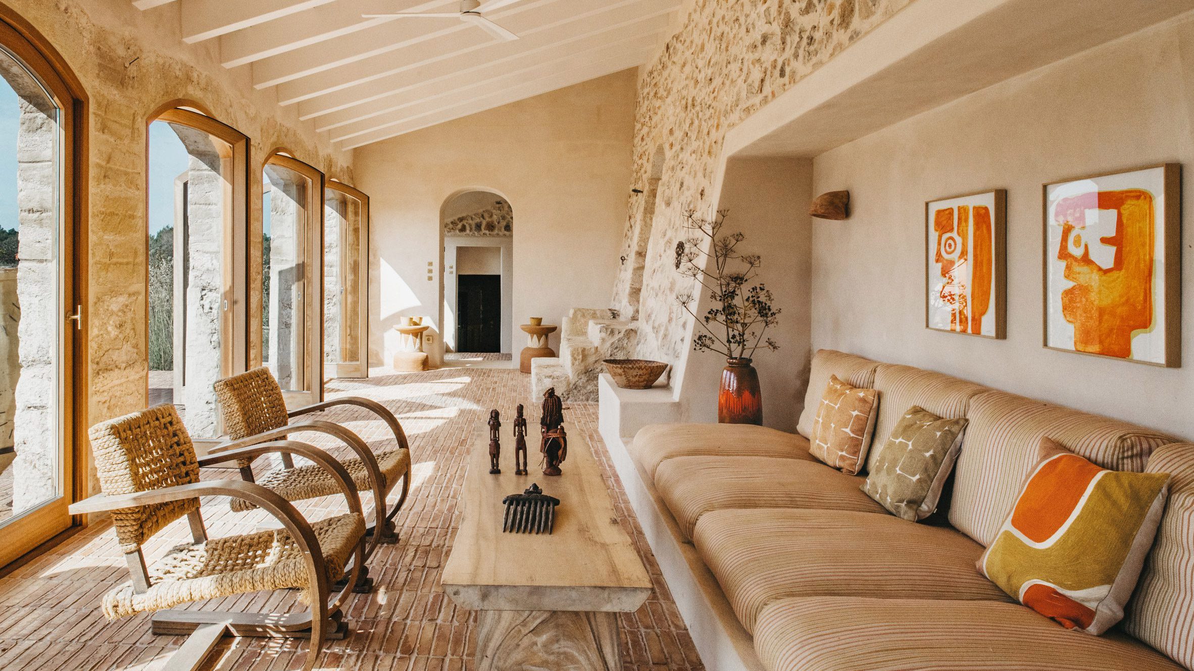Seven breezy living rooms that embrace the Mediterranean landscape