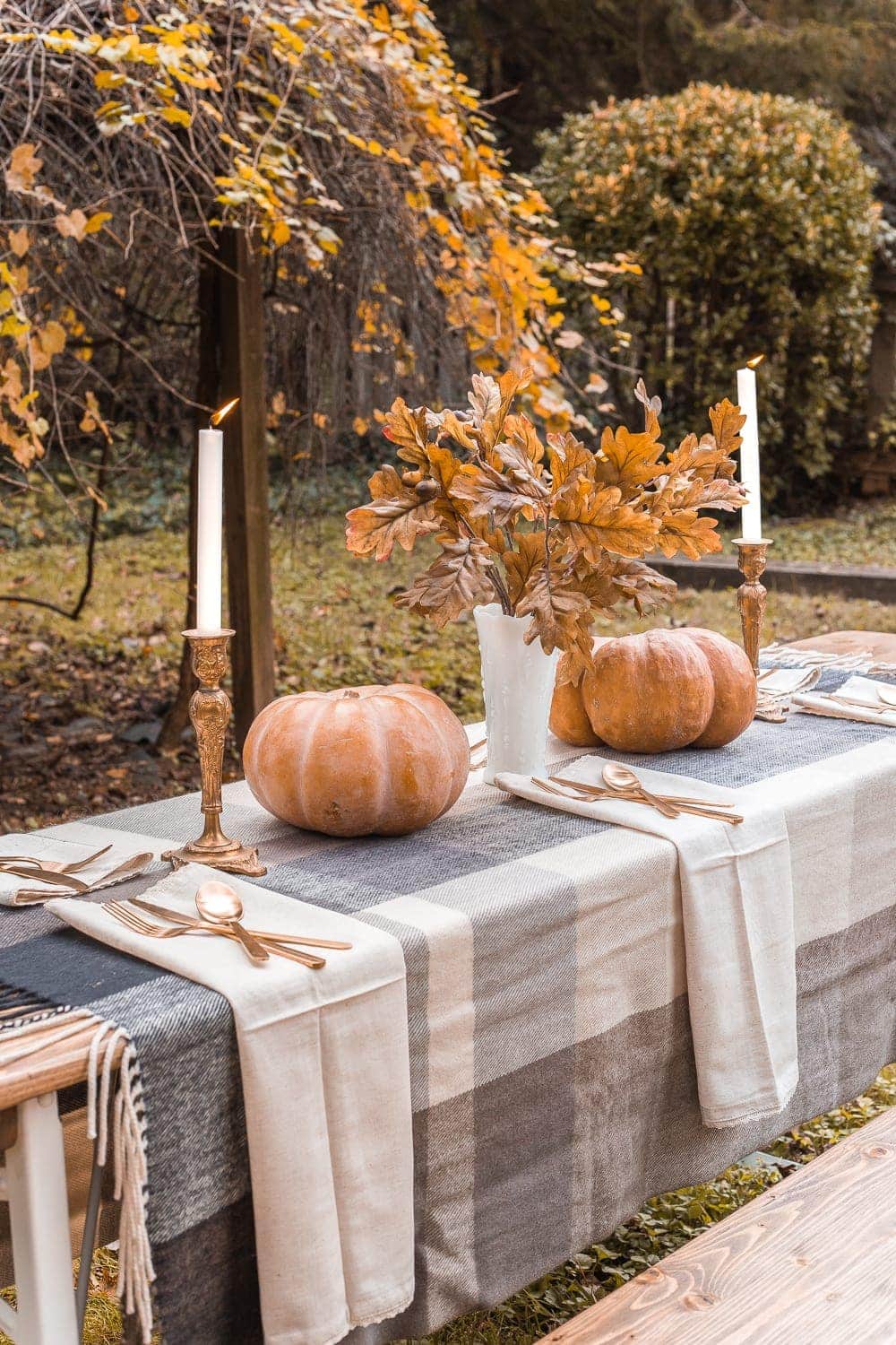 Simple DIY Fall Centerpiece Ideas + the Best Fall Branches - Bless'er House