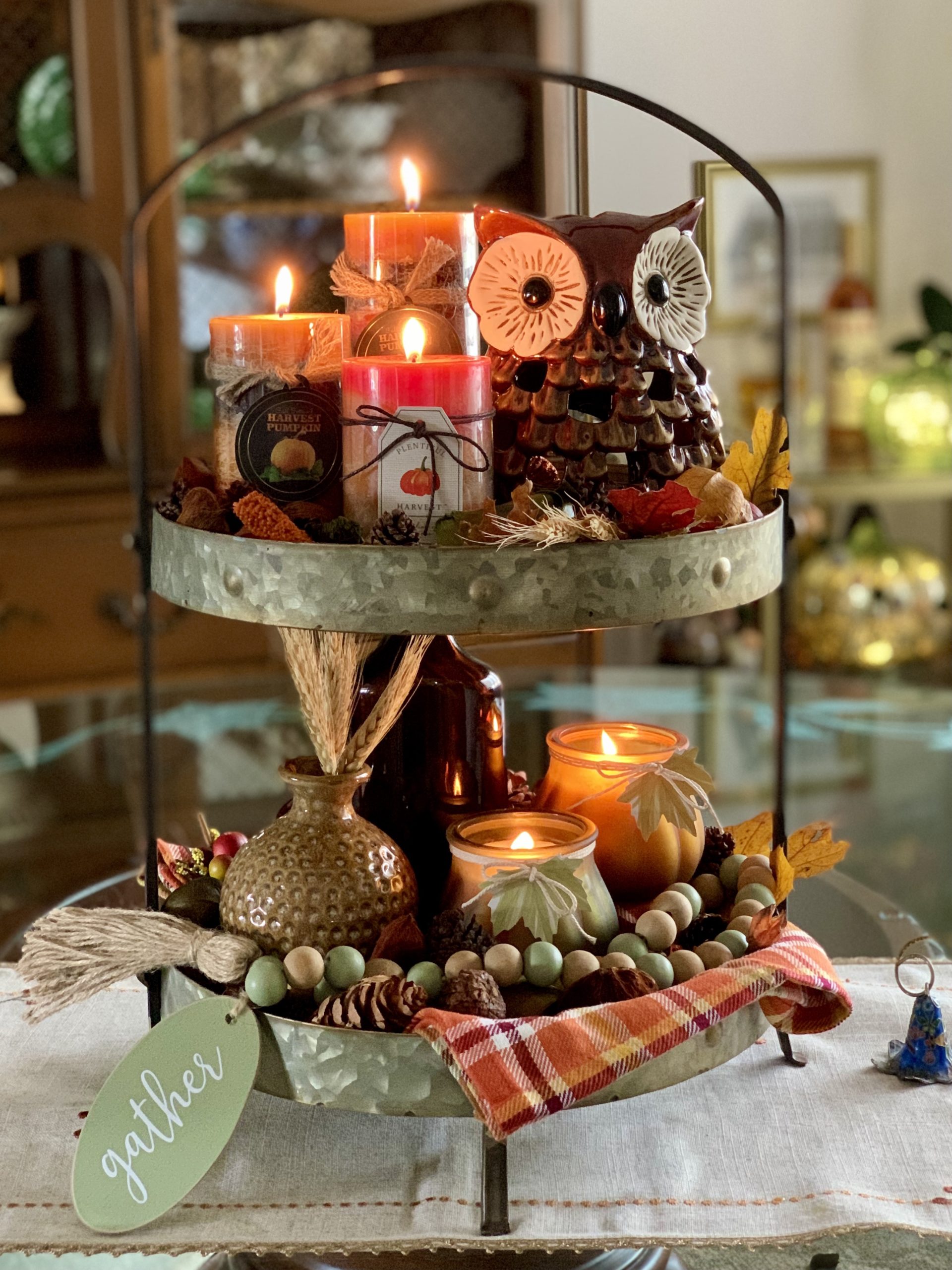 Simply Gorgeous Fall / Autumn Festive Home Décor Centerpiece ❤️❤️❤️