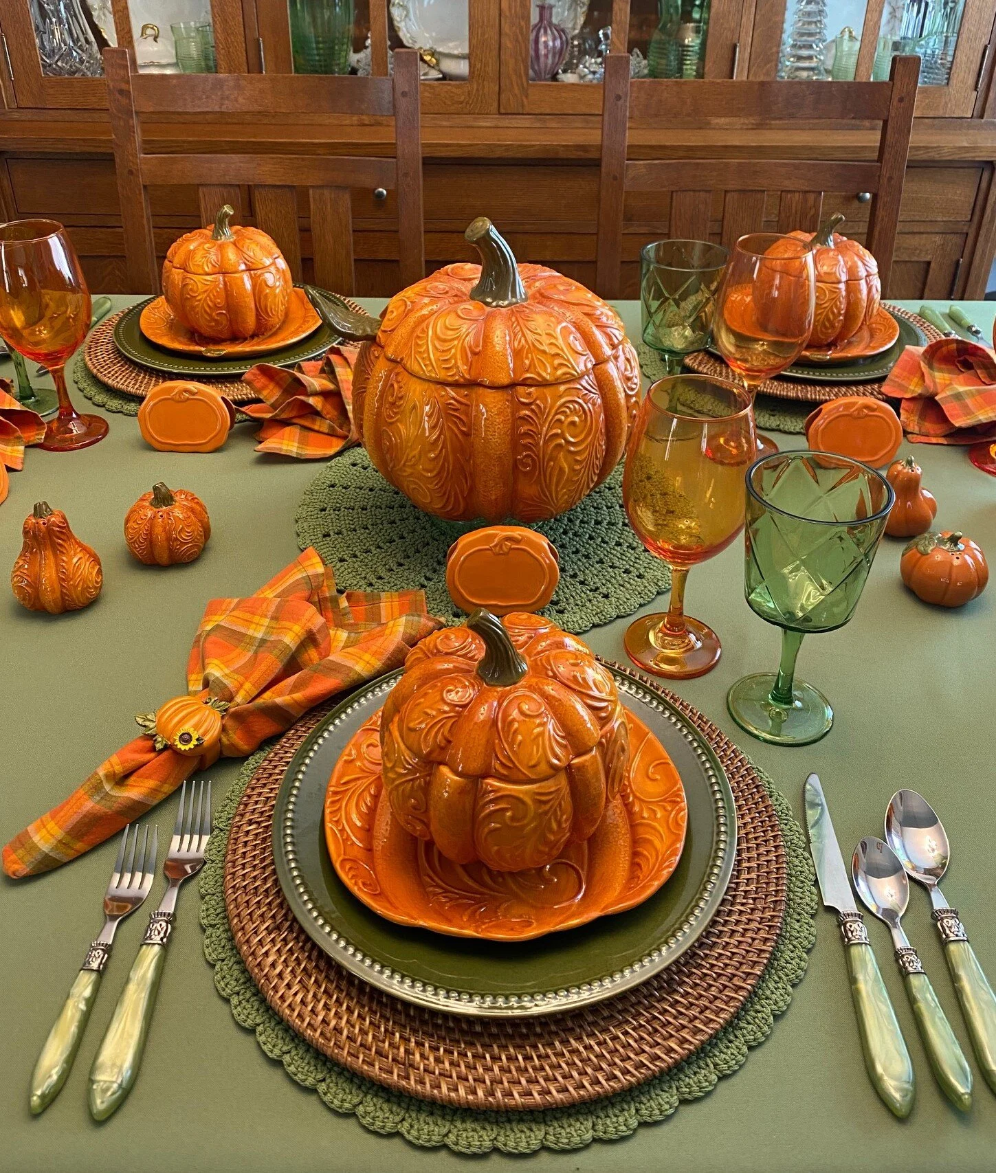 Soup Time? Set a Fall Pumpkin Tablescape! — Whispers of the Heart