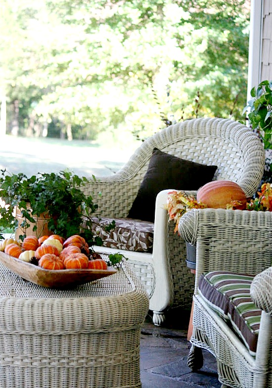 Southern Fall Porch Tips - Duke Manor Farm by Laura Janning