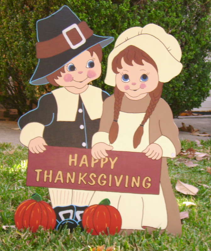 Thanksgiving Yard Art Decorations