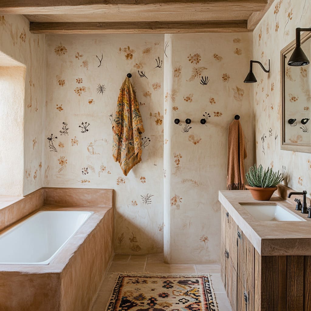 The Coziest & Most Stylish Boho Bathroom Ideas to Fall For!