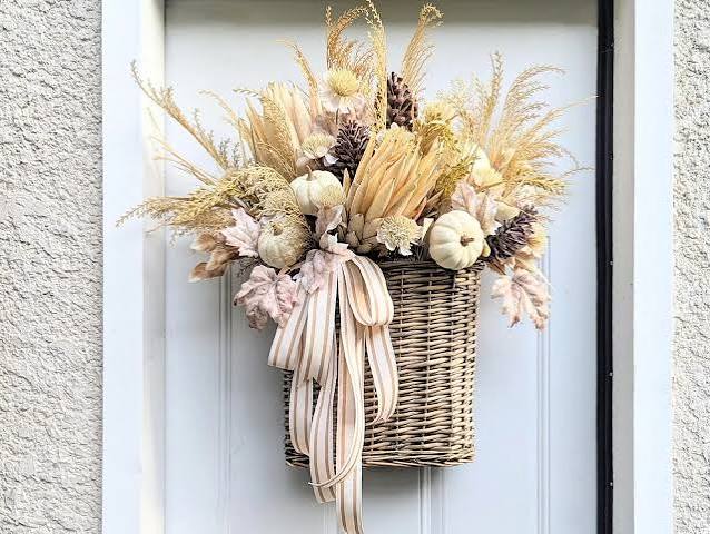 Unique Fall Door Decorating Ideas That Aren't Wreaths | HGTV