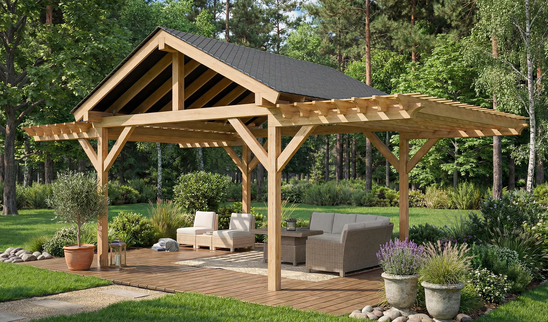 12 Free DIY Pergola Plans Attached and Freestanding - Craftcamp™