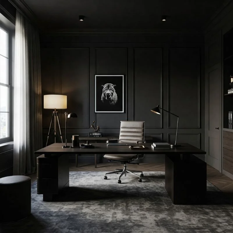 15 Masculine Home Office Ideas for a Bold, Professional Look
