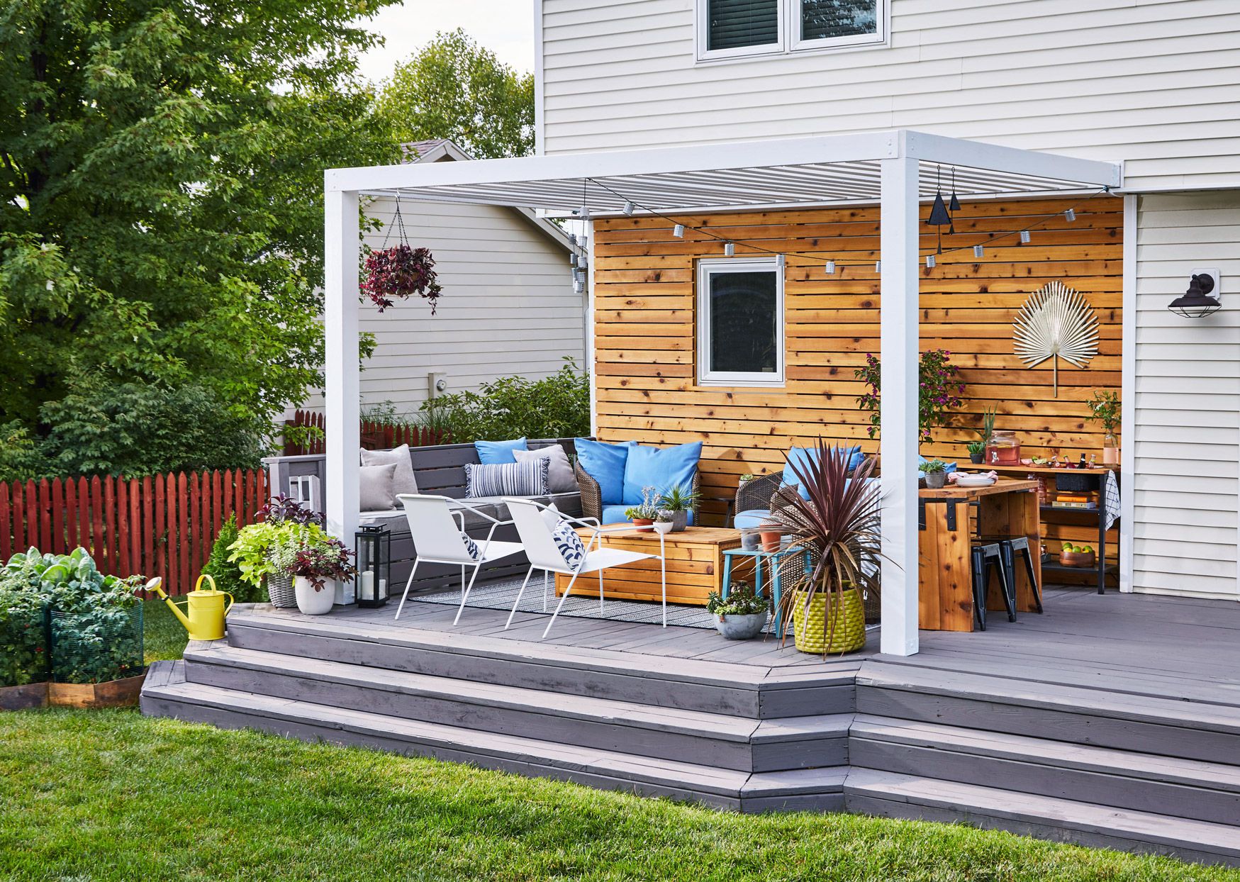 16 Attached Pergola Ideas to Boost Shade and Style