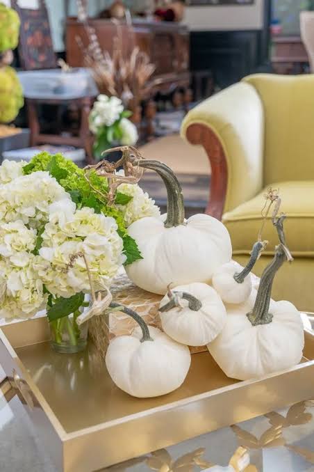 16 Classic White Pumpkin Decor Ideas for Indoors and Out | HGTV