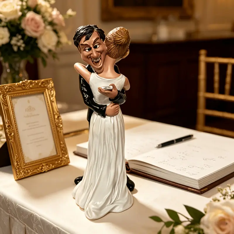 1pc western funny wedding valentines resin statue - Temu Mauritius