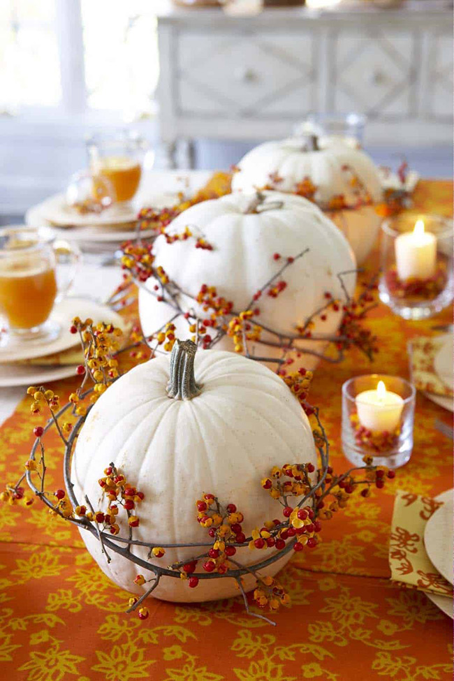 35+ White Pumpkin Decor Ideas for Fall and Thanksgiving