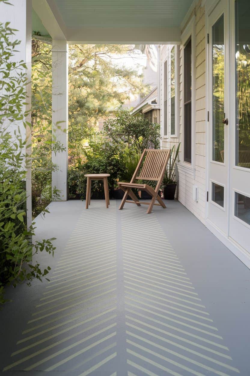 39 Painted Concrete Porch Ideas: Transform Your Outdoor Space