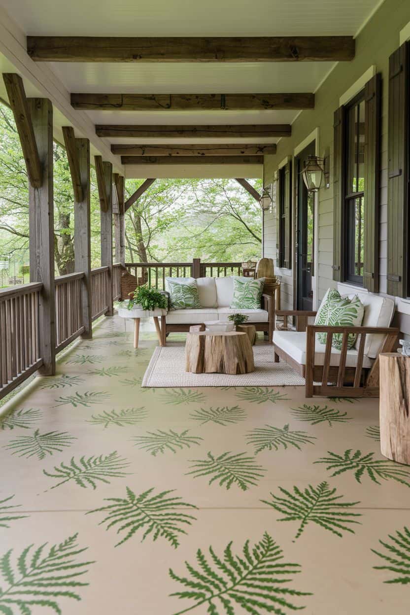 39 Painted Concrete Porch Ideas: Transform Your Outdoor Space