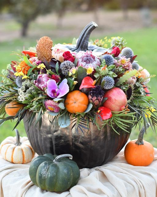 A Passion for Flowers: Autumn Inspiration: Pumpkin Art