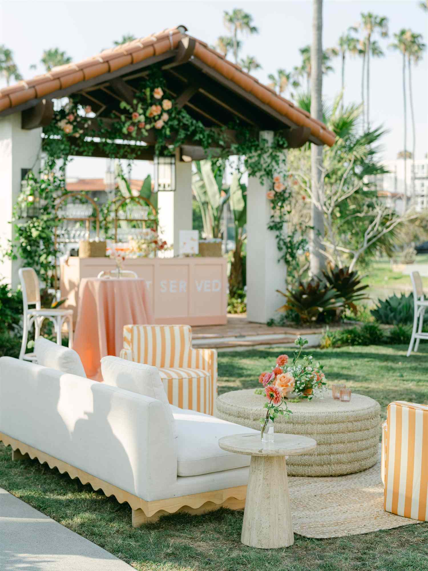 A Tennis-Inspired Wedding at a California Beach Club