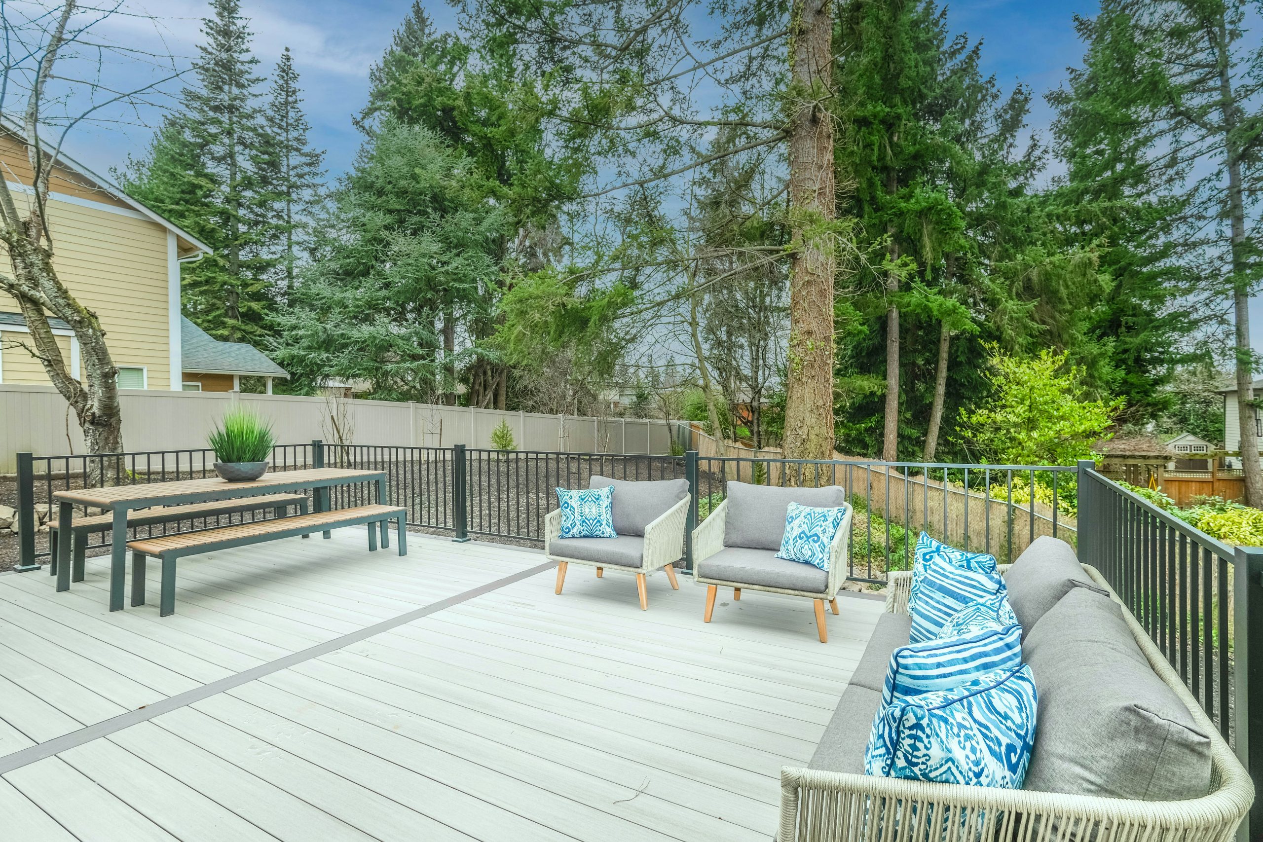 beautiful backyard