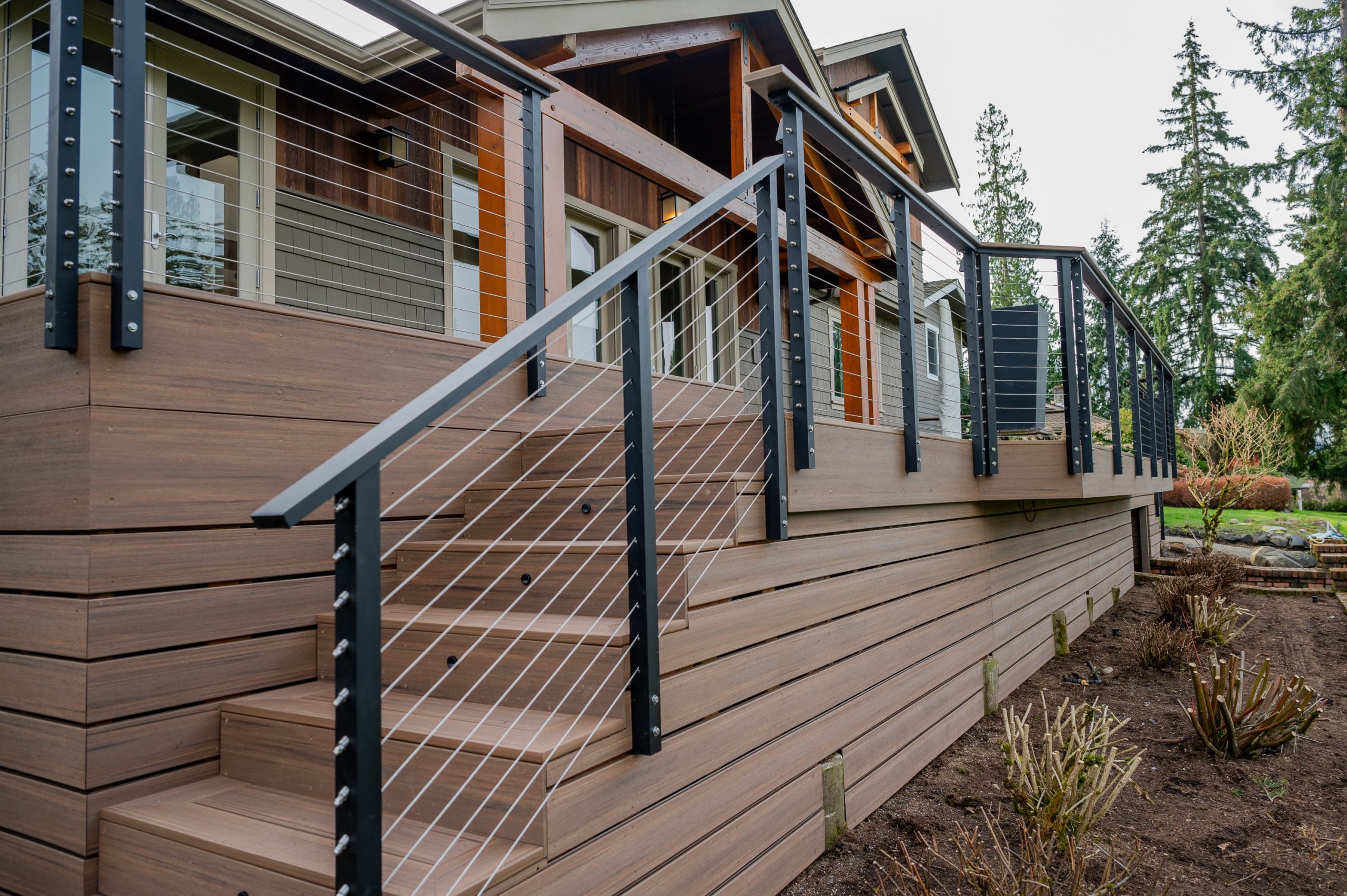 Cable vs. Glass Railings: Which is Best for Your Deck View?