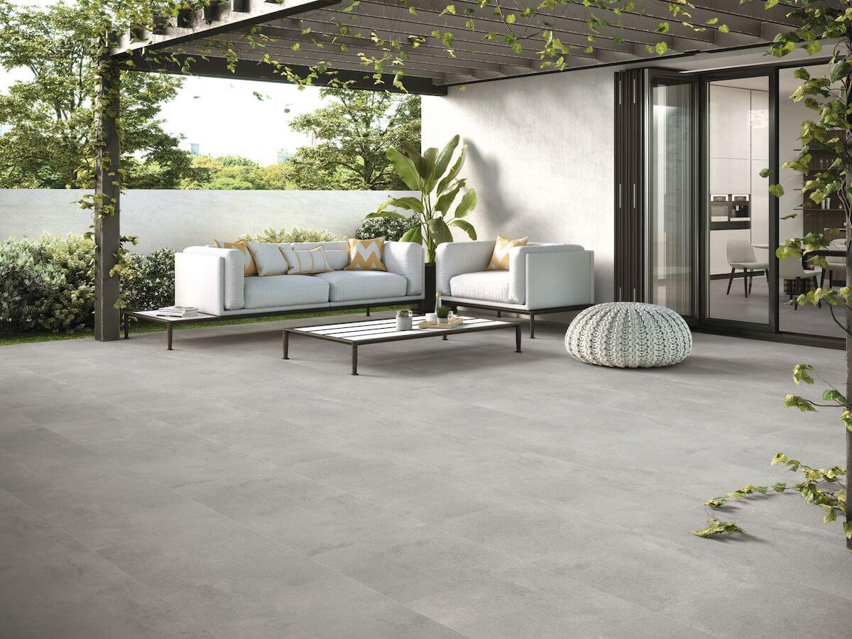 Castillo Grey | 24x48 Concrete Look Tile