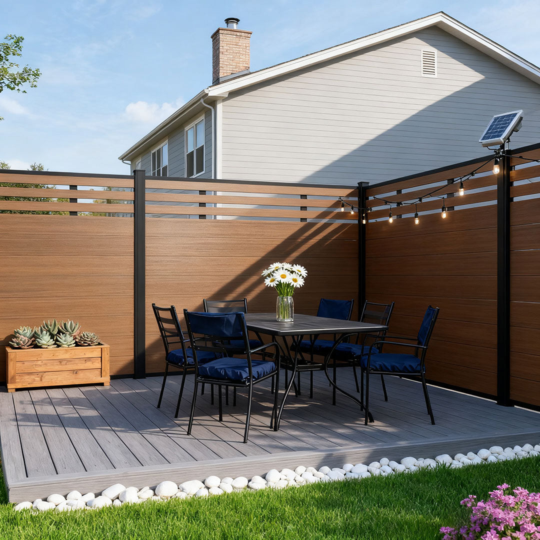Courtyardmart: Modern Horizontal Privacy Fence Guide