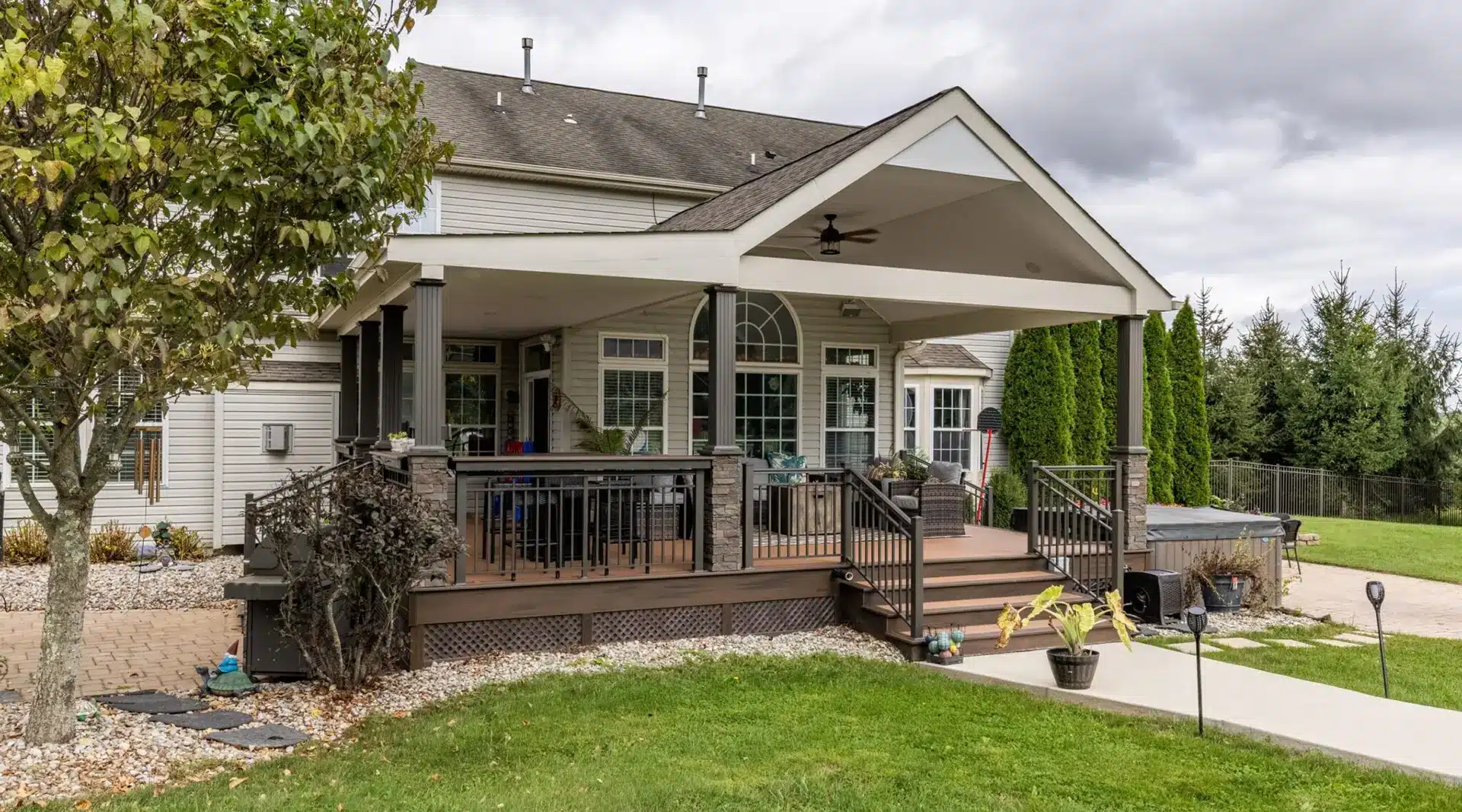 Covered Deck Construction - The Carven Project | My Deck