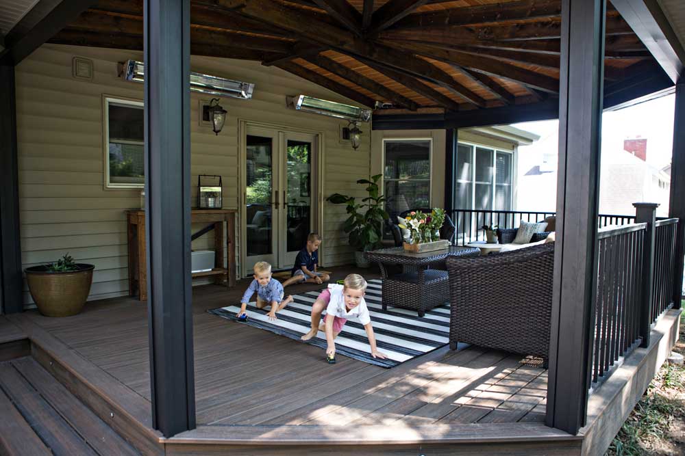 Covered Deck Designs St. Louis - California Custom Decks