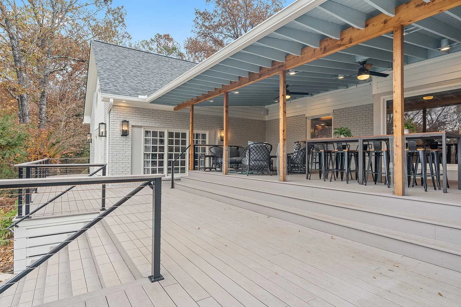 Covered Deck Project - Oak Mountain — ELM Construction LLC