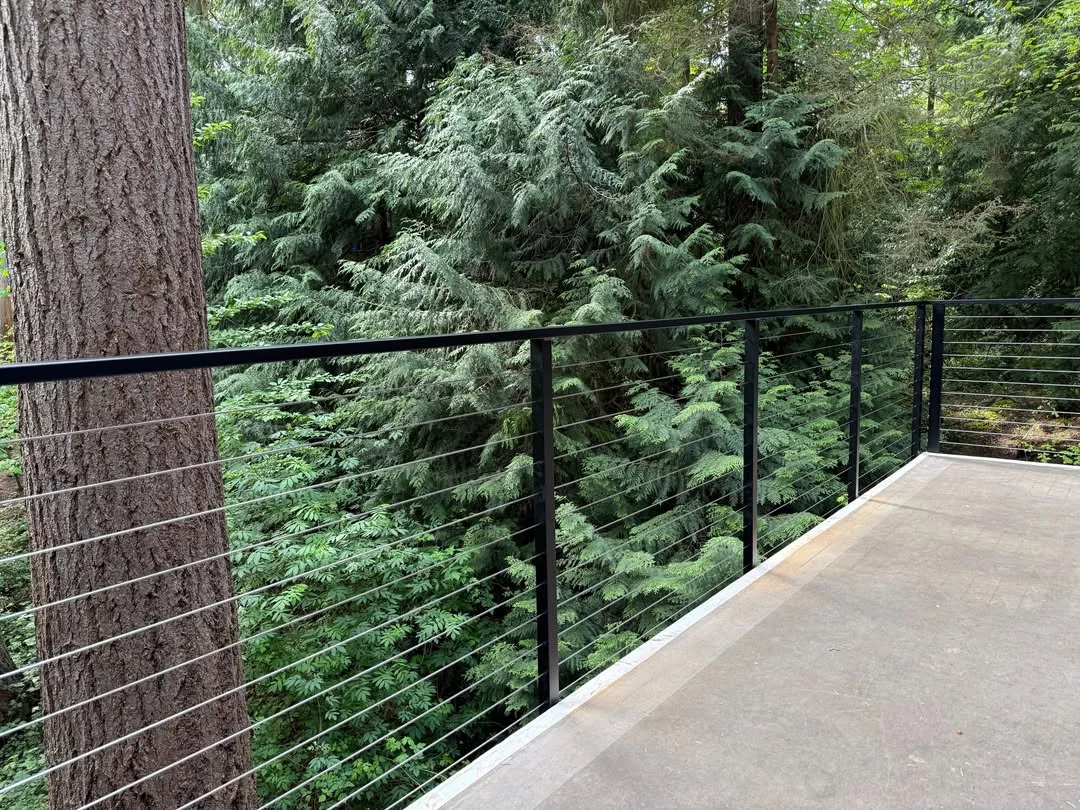 Custom Exterior Cable Railings in Seattle, WA | Custom Railings WA