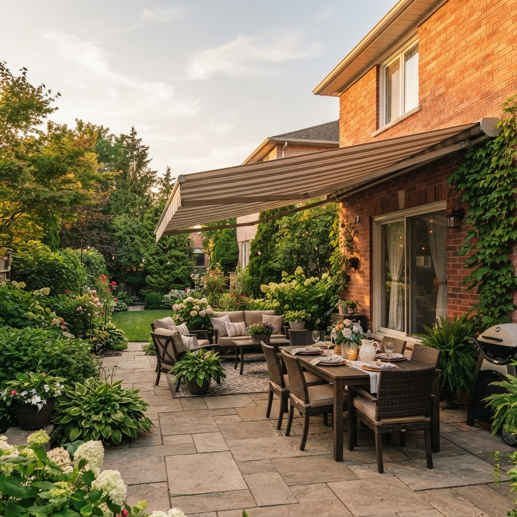 Custom Patio Awnings in Ontario: What to Know Before You Buy - Canadian Shade Inc.