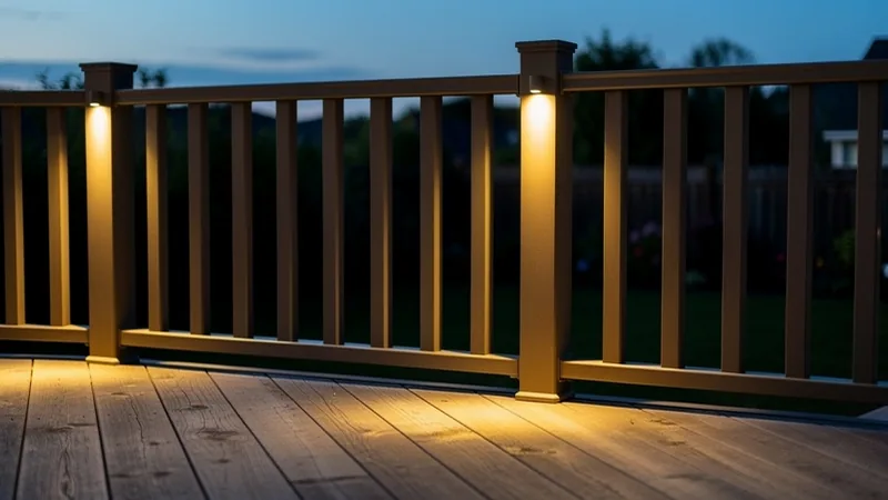 Deck Lighting & Railing Installation in Topeka, KS | Topeka Deck Builders