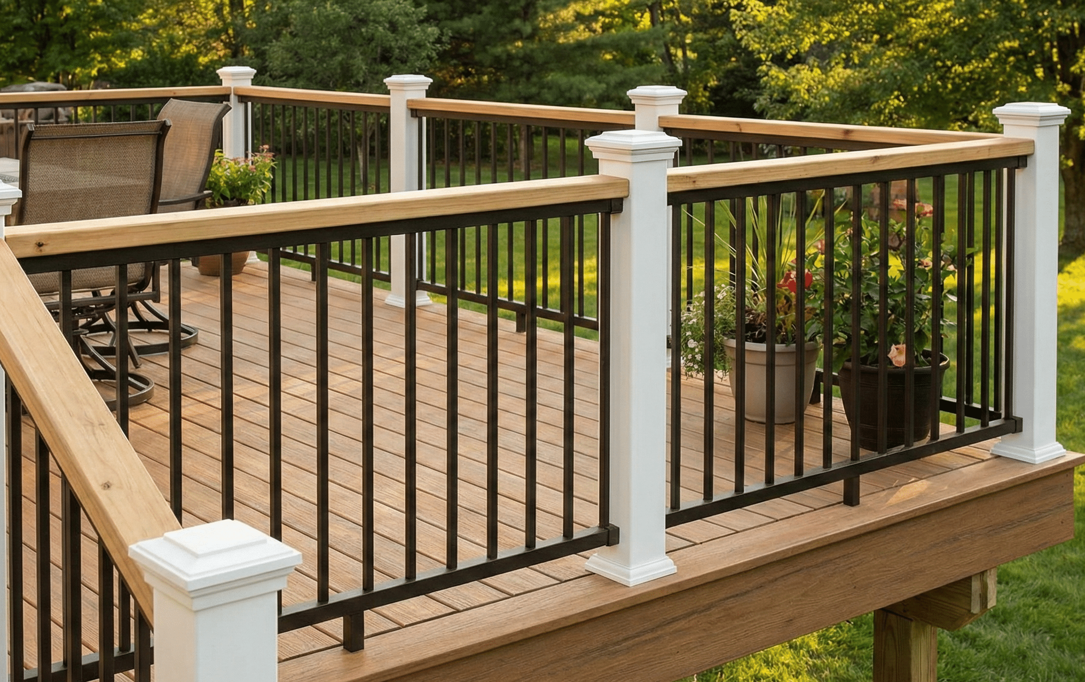 Deck Railing - JCL Fencing Company