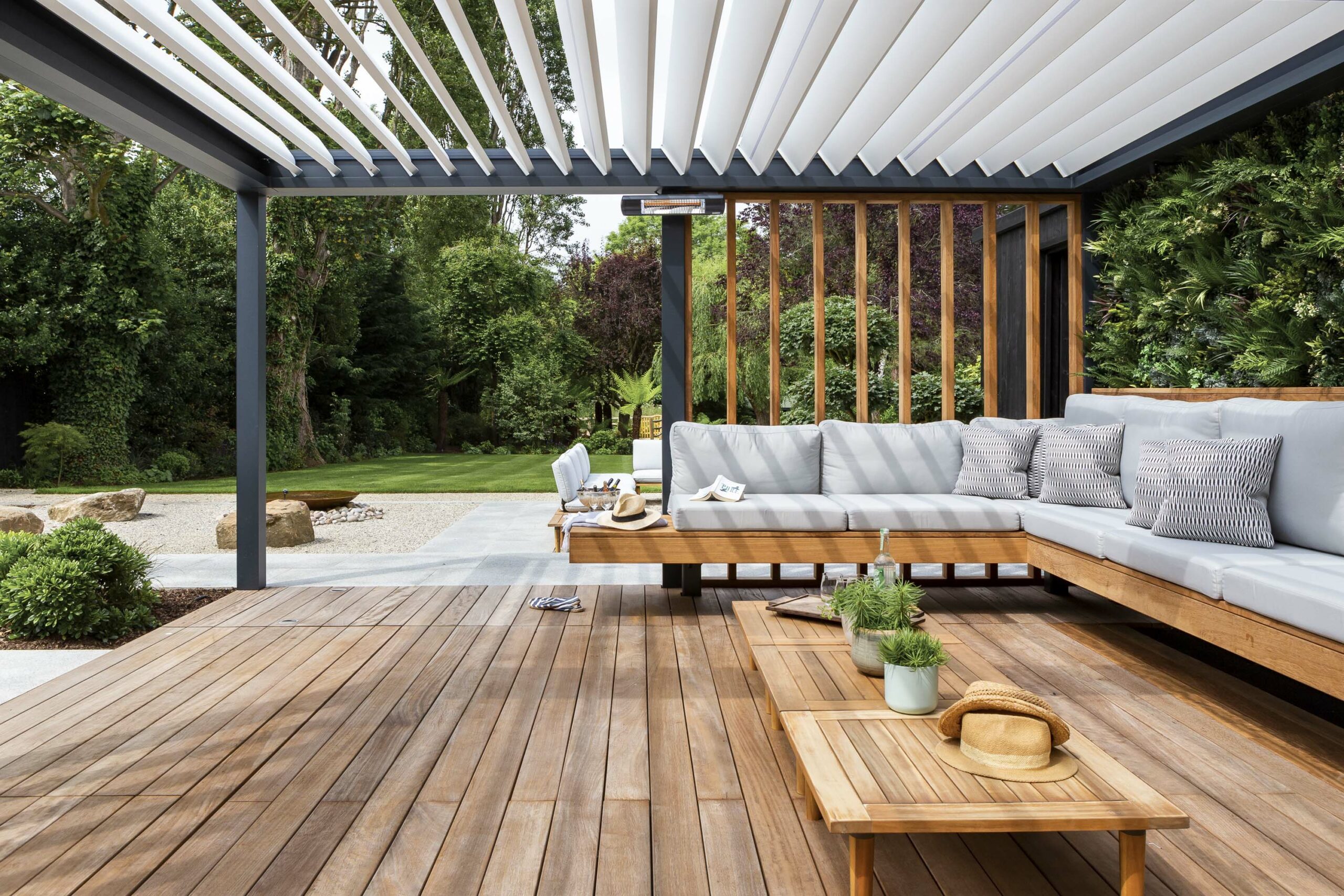 Designing a Hidden Sliding Deck Hot Tub | HollandGreen
