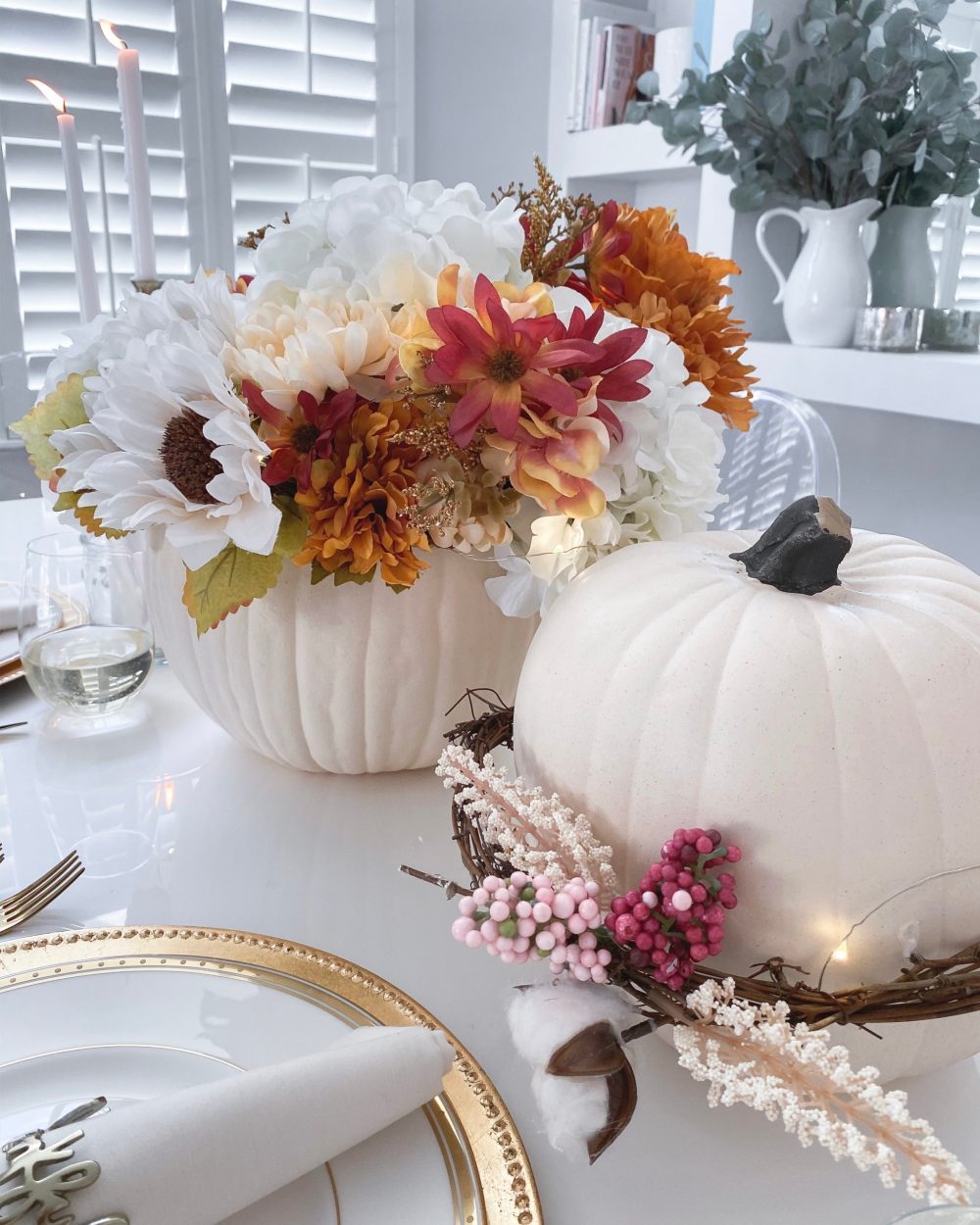 DIY Fall Thanksgiving Tablescape with Joann - The Fancy Things