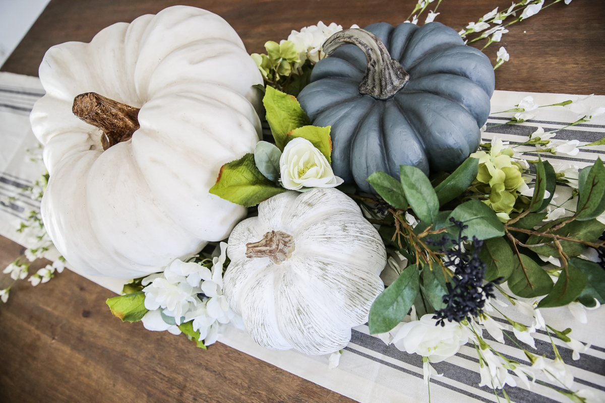 Easy Pumpkin Centerpiece - Bower Power