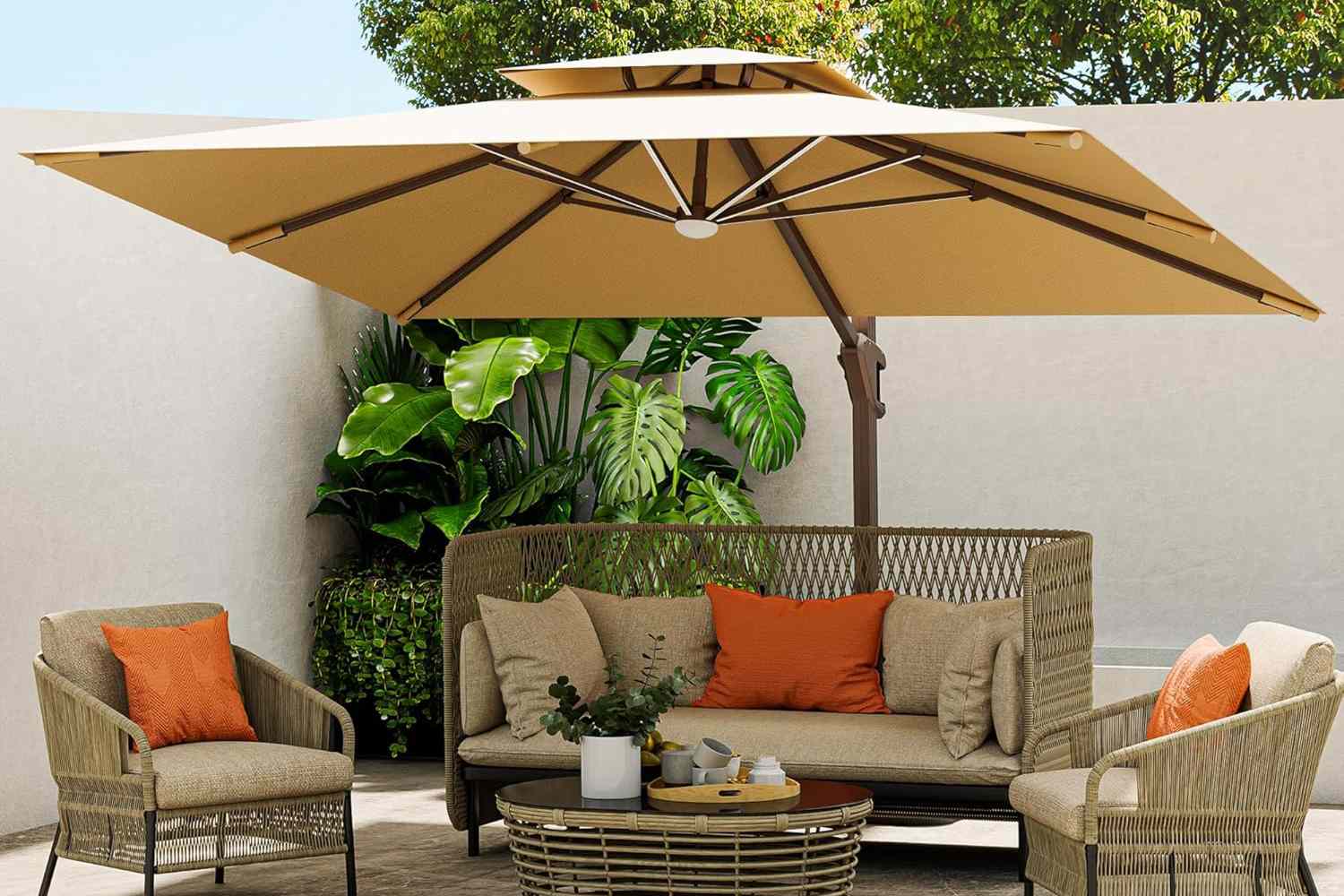 Elevate Your Patio Space With This Outdoor Umbrella