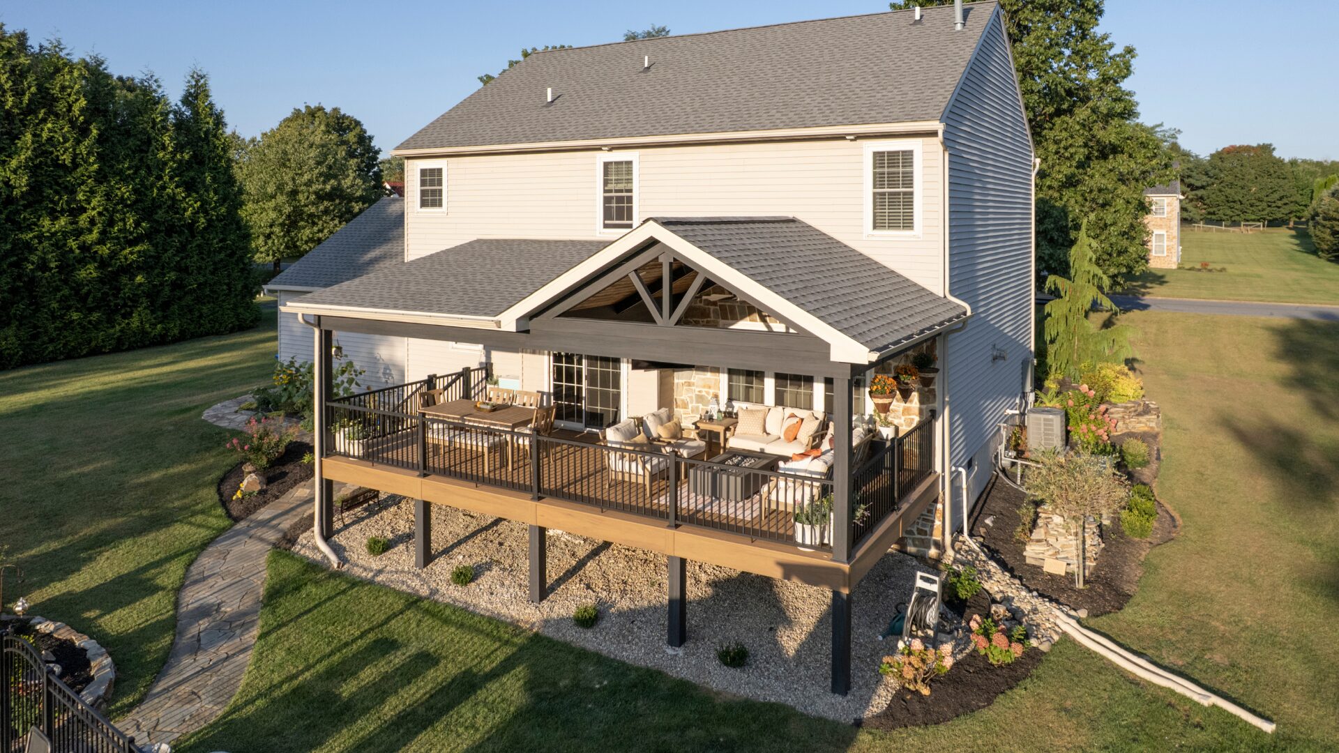 Elevated Covered Deck | Deckcraft Plus