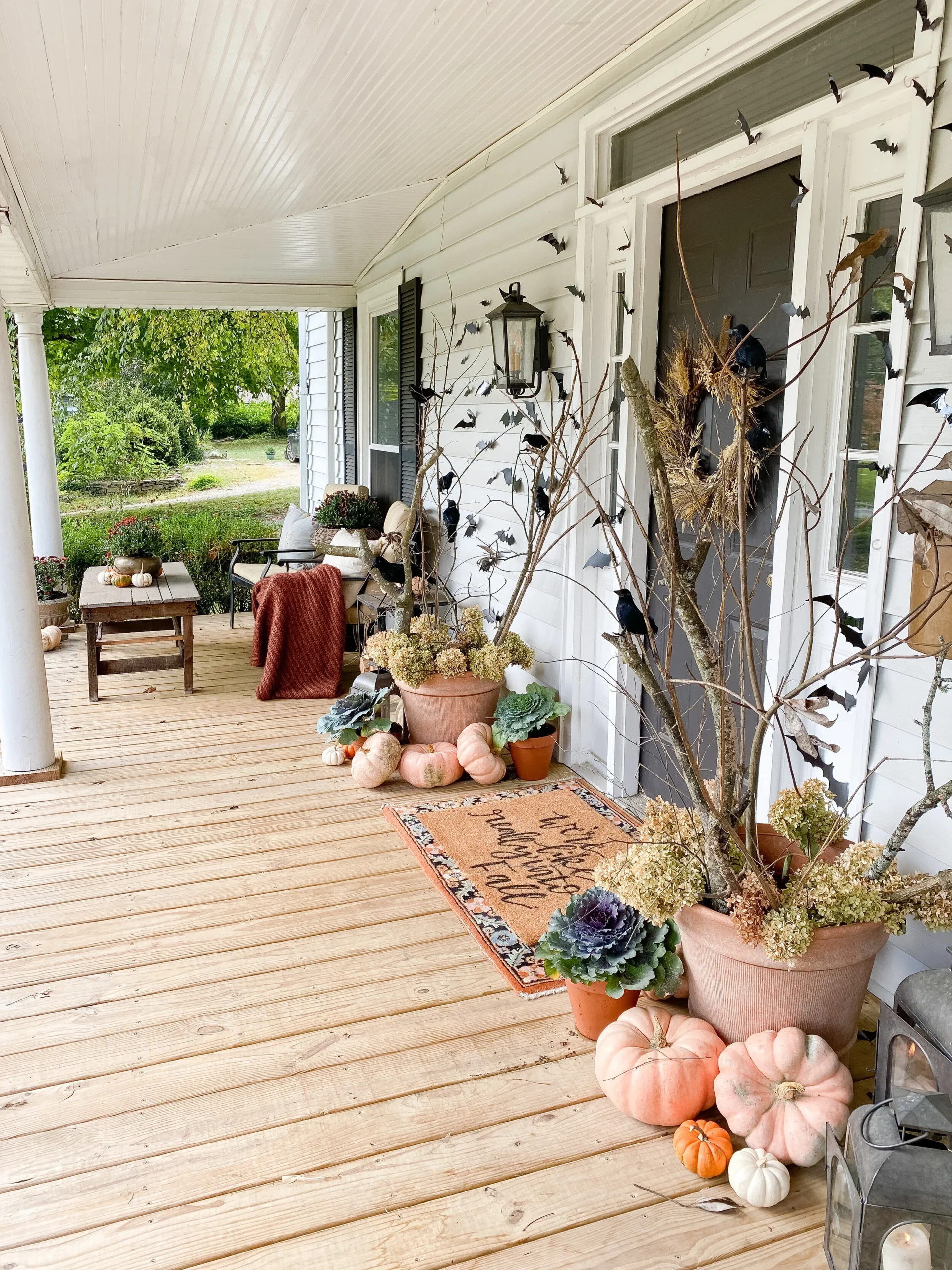 Fall Home Tour 2020: Spooky Boho Porch — Gathered Living