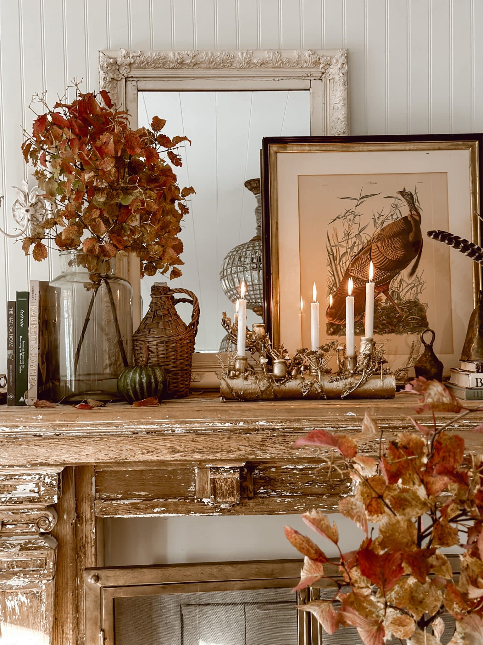 Fall Mantel Decor NEW