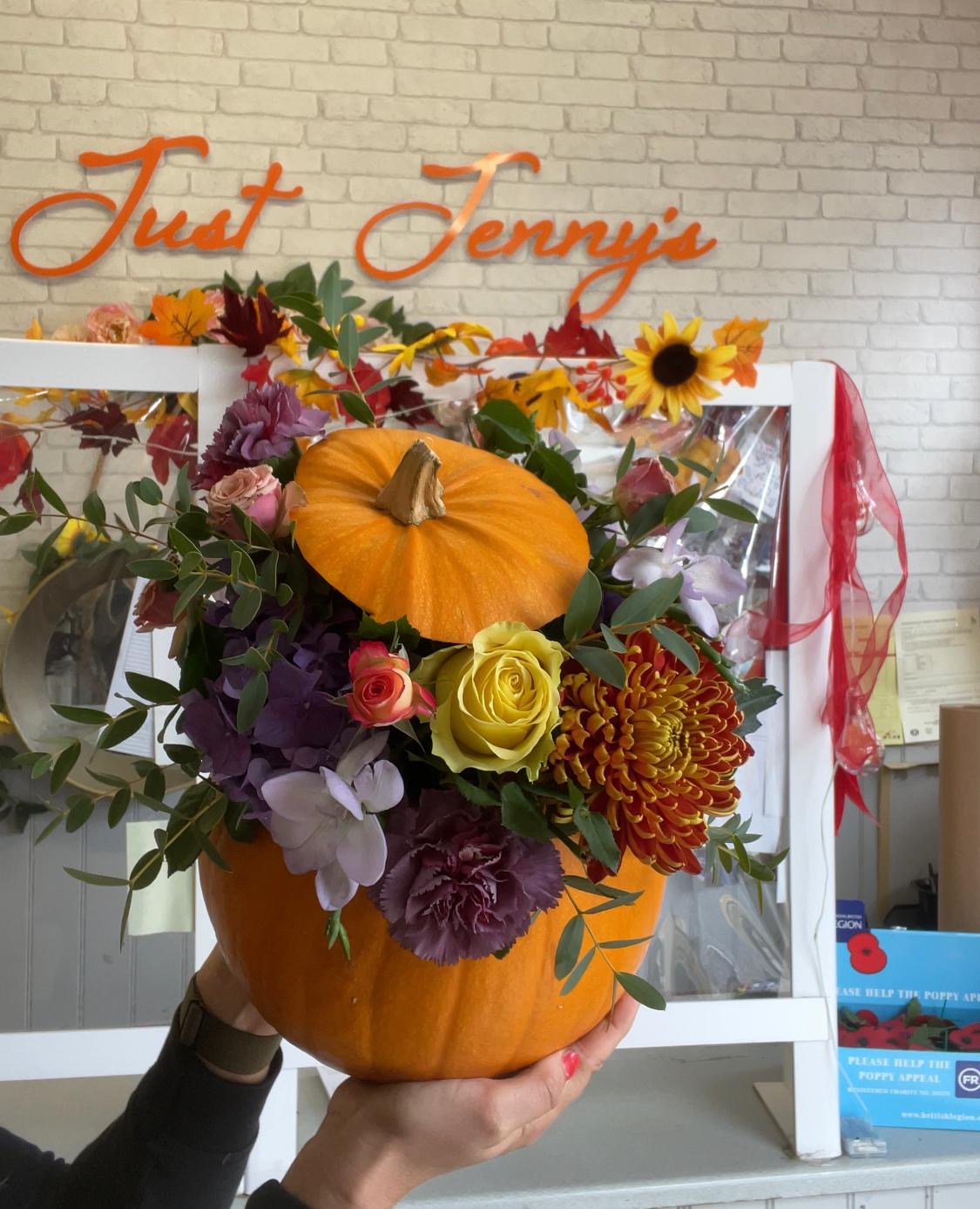 Floral Pumpkin Large Option